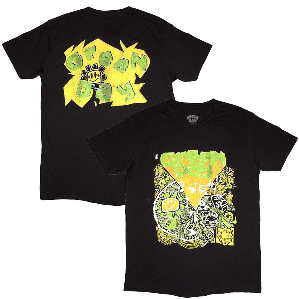 GREEN DAY グリーンデイ - Psychedelic Kerplunk / バックプリントあり / Tシャツ / メンズ - PGS